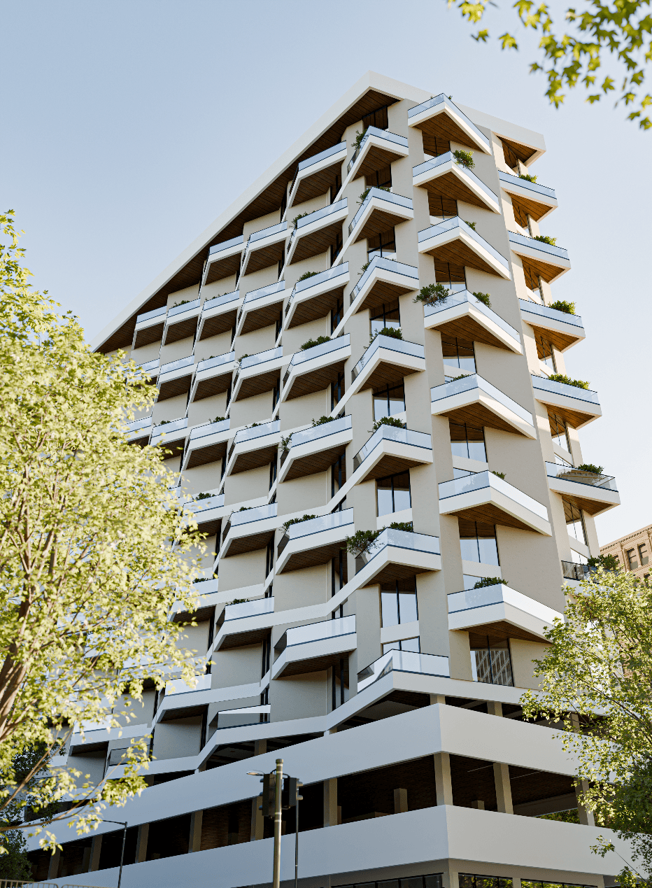 Detailed elevation & material articulation